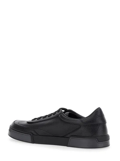 Dolce & Gabbana Portofino Yatch Low-top Sneakers In Black