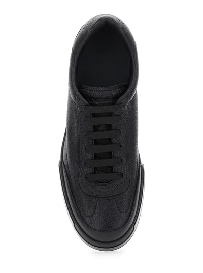Dolce & Gabbana Portofino Yatch Low-top Sneakers In Black