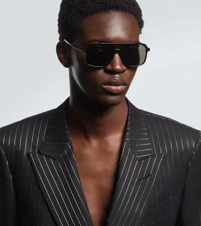Tom Ford Ft1177 Oversized Square Frame Sunglasses In Brown