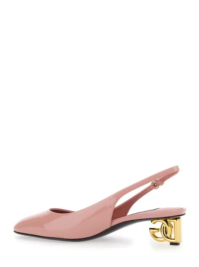 Dolce & Gabbana Jackie 40 Patent Leather Slingback Pumps In Multi