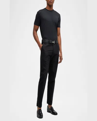 Tom Ford Sky Blue Crew Neck T-shirt In Lyocell