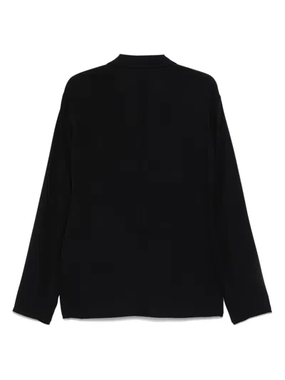 Giorgio Armani Wool Blazer In Black