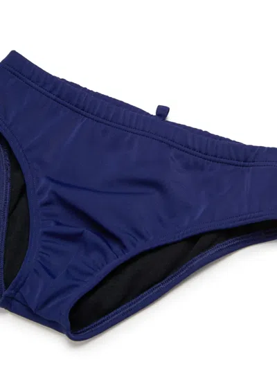 Dsquared2 Logo-print Swim Briefs In Blue
