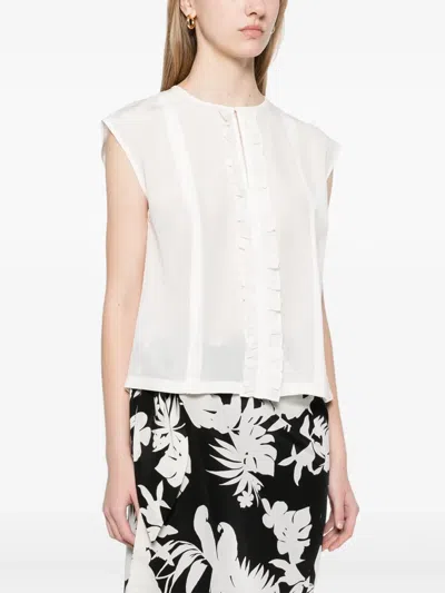 Max Mara Matilde Blouse In White