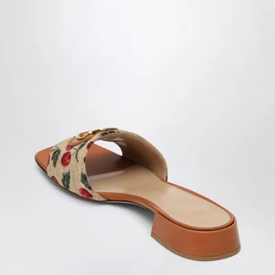 Valentino Garavani Vlogo Signature Slide Sandal In Multi