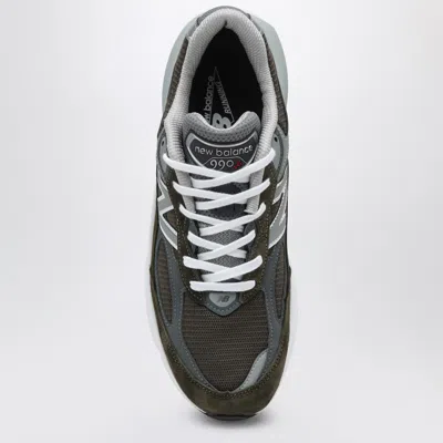 New Balance Low Made In Usa 990v6 Olive Green Trainer In Multi