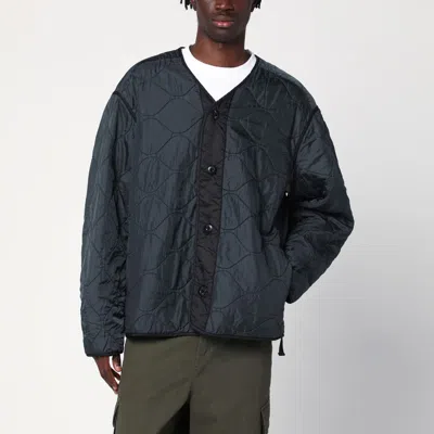 Oamc Peacemaker Quilted Black Jacket In Black