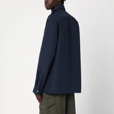 Oamc Peacemaker Overshirt In Midnight Blue In Blue