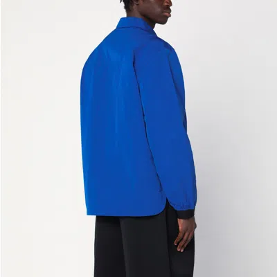 Purple Mountain Observatory Climate Overshirt Jacket In Blue
