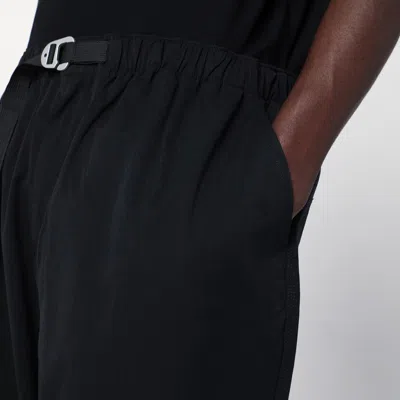 Purple Mountain Observatory Terrain Black Trousers In Cotton-nylon Blend In Black