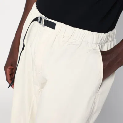Purple Mountain Observatory Terrain Cream-colored Trousers In Cotton-nylon Blend In White