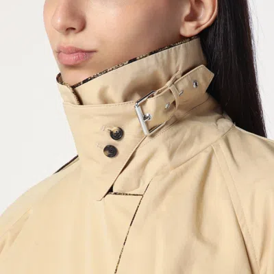Dries Van Noten Risto Washed Cotton Poplin Trench Coat In Beige