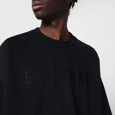 Shop Fear Of God Black Eternal T-shirt