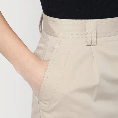Anine Bing Zaire Skirt In Oatmeal In Beige