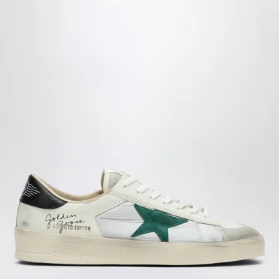 Golden Goose Stardan Leather Sneakers In White