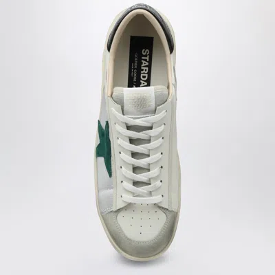 Golden Goose Stardan Leather Sneakers In White