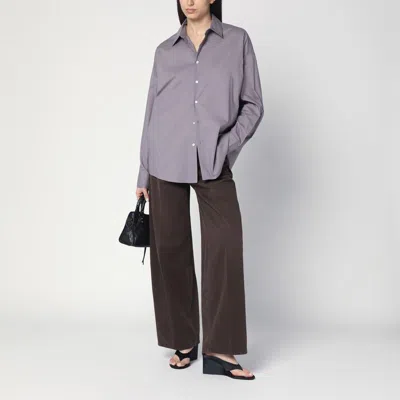 6397 New Uniform Taro-coloured Shirt In Grey