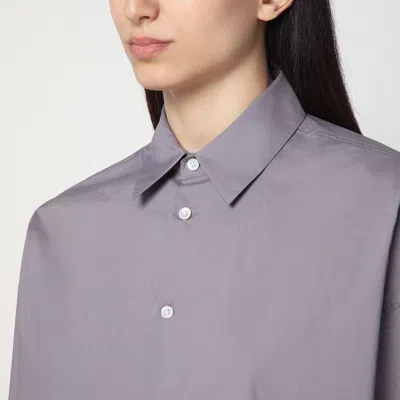 6397 New Uniform Taro-coloured Shirt In Grey