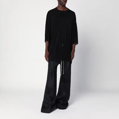 Rick Owens Oversized Short Sleeve T-shirt In Black
