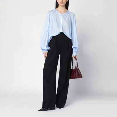 The Latest Billie Trousers In Black Cotton In Black