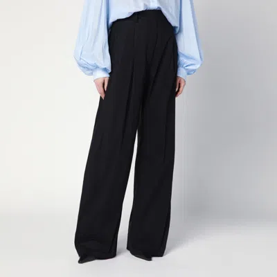 The Latest Billie Trousers In Black Cotton In Black