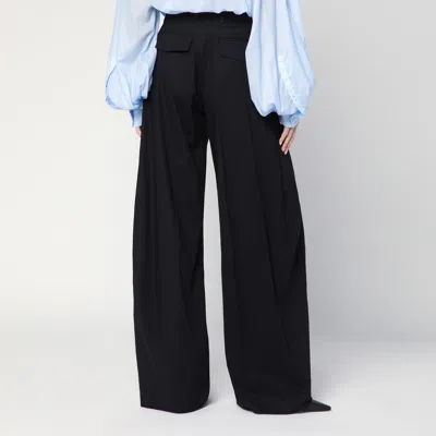 The Latest Billie Trousers In Black Cotton In Black