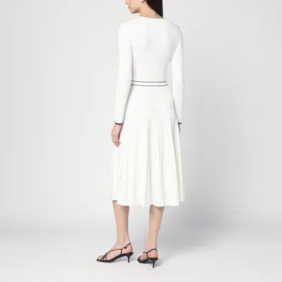 Shop Simkhai Heloisa Midi Dress In Ivory In White