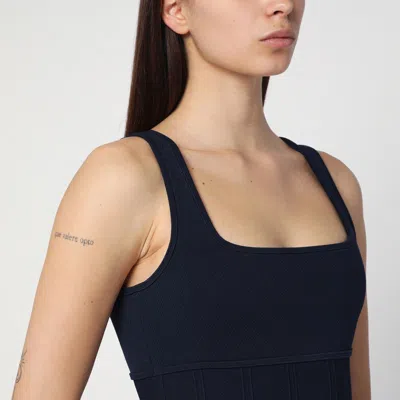 Simkhai Elektra Sleeveless Mini Dress In Blue