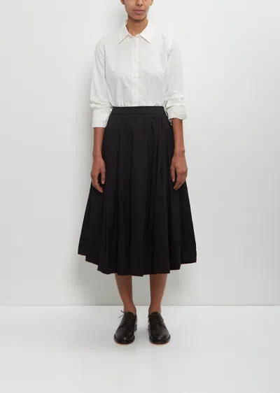 Casey Casey Cotton Linen Anarchic Skirt In Black
