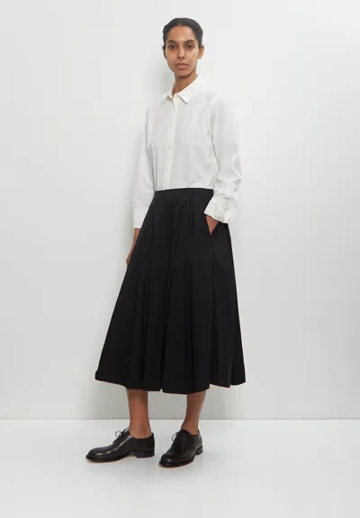 Casey Casey Cotton Linen Anarchic Skirt In Black
