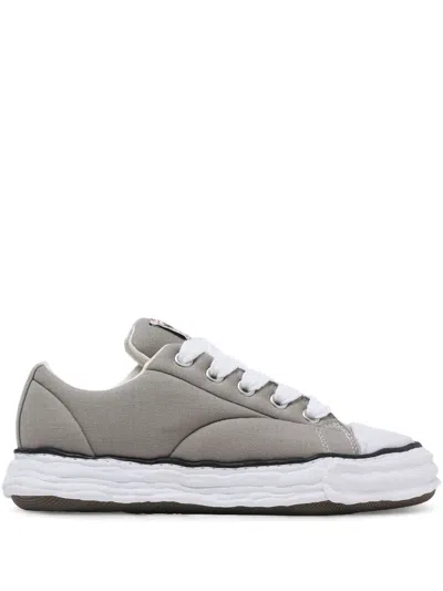 Miharayasuhiro Maison Mihara Yasuhiro Grey Peterson Low Sneakers In Canvas In Grey