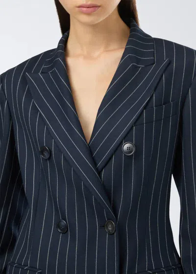 The Andamane Shannon Blazer Jacket In Blue
