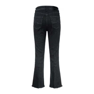 Jacob Cohen Black Cotton And Cashmere Jeans In Black