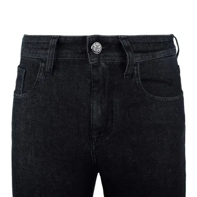 Jacob Cohen Black Cotton And Cashmere Jeans In Black