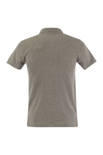 Polo Ralph Lauren Custom Slim Fit Mesh Polo In Grey