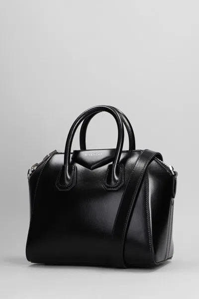 Givenchy Mini Elegant Leather Handbag In Black