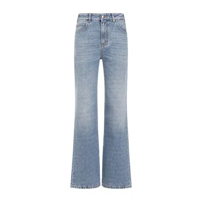 Chloé Washed-out Straight-leg Jeans In Blue