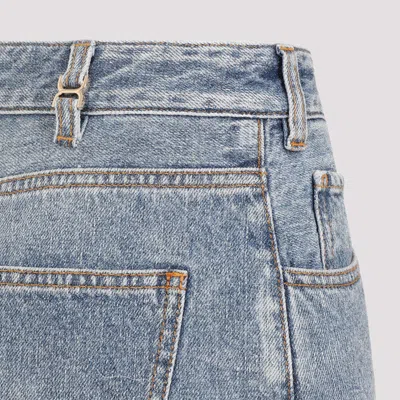 Chloé Washed-out Straight-leg Jeans In Blue