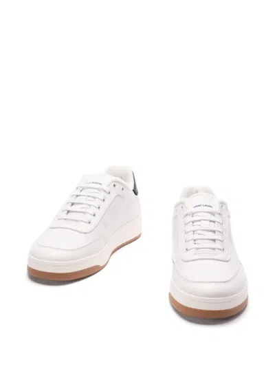 Saint Laurent Sl/61 Low-top Sneakers In White