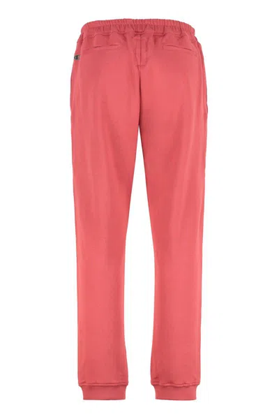 Rick Owens X Champion Cotton Track Pants In Red