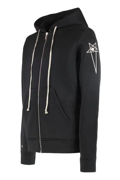 Rick Owens Classic Flight Bomber Jacket In Black
