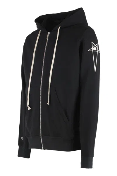 Rick Owens Classic Flight Bomber Jacket In Black