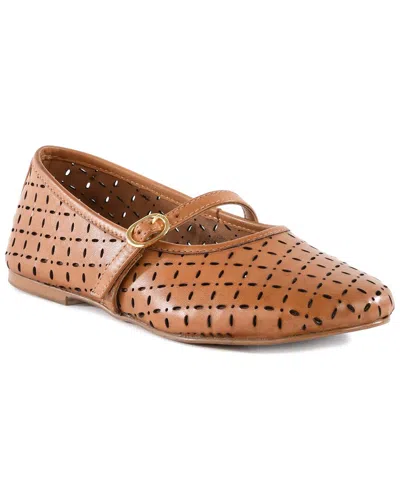Seychelles Skyler Lasercut Ballet Flat In Brown