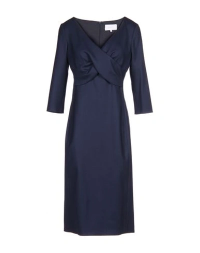 Luisa Beccaria Knee-length Dress In Dark Blue