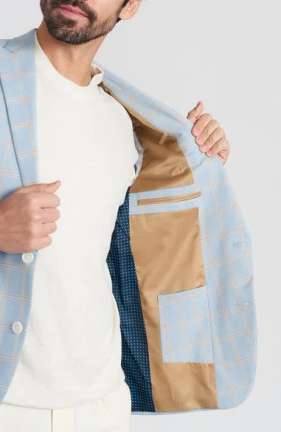 Savile Row Co Blue Plaid Sport Coat