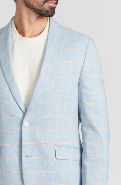 Savile Row Co Blue Plaid Sport Coat