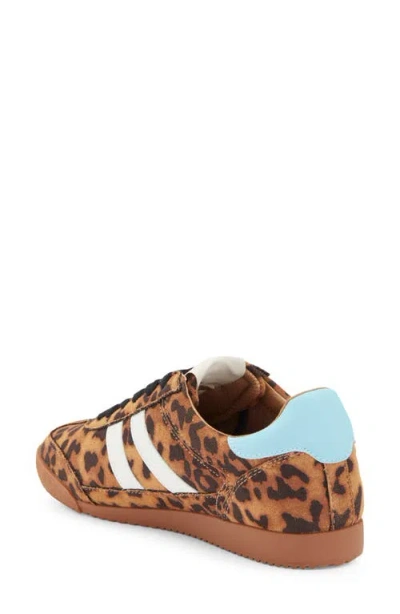 Steve Madden Madrid Sneaker Wobrown Leopard Print Lifestyle Shoes Rhs5808 In Brown