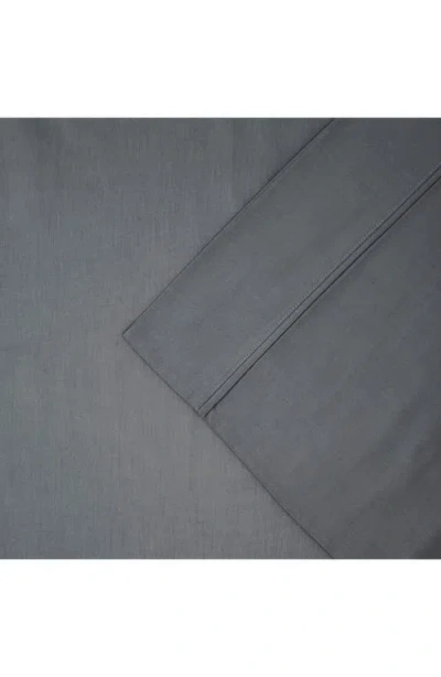 Modern Threads Solid 400 Thread Count Egyptian Cotton Sheet Set In Grey