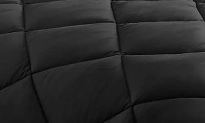 Modern Threads Solid Reversible 7-piece Comforter Set In Black