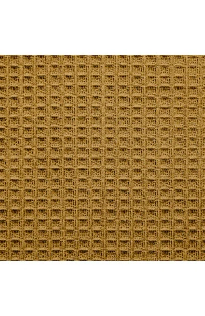 Modern Threads Cotton Waffle Blanket In Gold